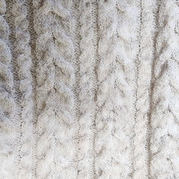 Croft & Barrow Tan Cable Knit Long Sleeve Lightweight Cardigan Women Size Small - Picture 10 of 14